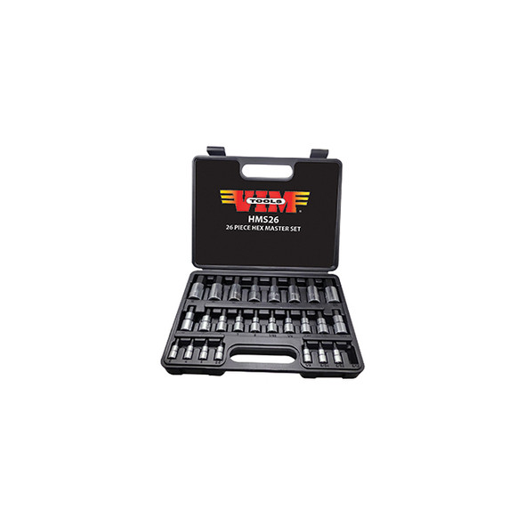26 Piece Master  Hex Drive Set HMS26