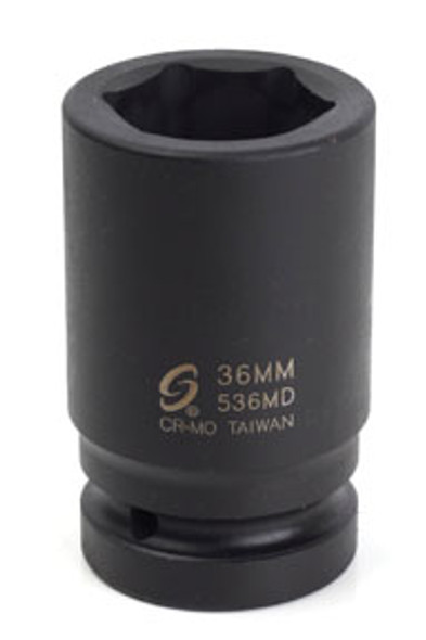1" Drive Deep 6 Point Impact Socket - 36mm 536MD