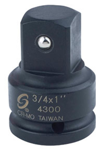 3/4" Dr Female to 1" Male Adapter, 3/4" 4300
