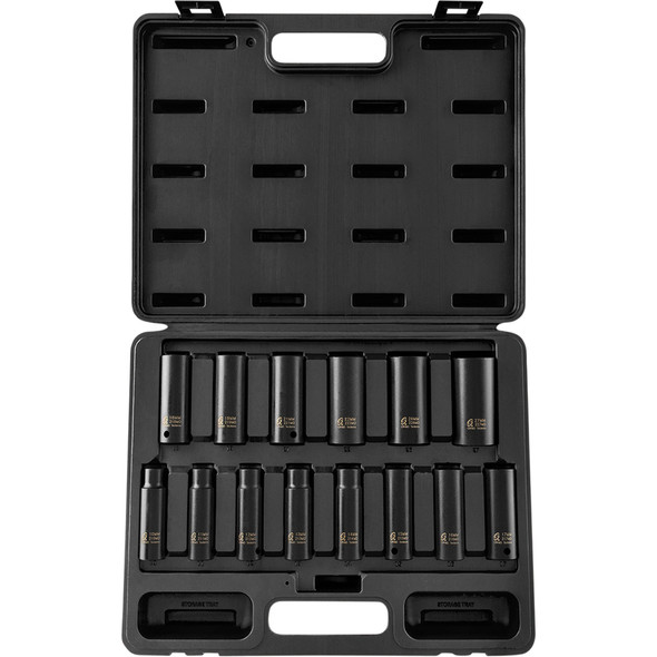 14 Pc. 1/2" Drive Metric Deep Impact Socket Set 2653