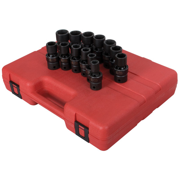 13 Pc. 1/2" Drive Metric Universal Impact Socket Set 2665