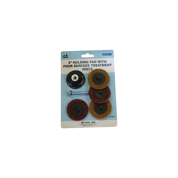 2" Holding Pad with Four Surface Treatment Discs 94540