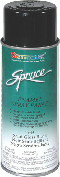 Spruce Satin Black General Use Enamel 98-24 Spruce Satin Black General Use Enamel 98-24