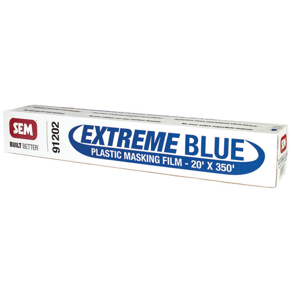Extreme Blue Plastic Masking Film, 20X350 91202