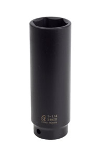 1/2" Drive, Extra Long Deep Impact Socket, 1-1/4" 240XD 1/2" Drive, Extra Long Deep Impact Socket, 1-1/4" 240XD