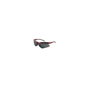 Red Frame Diamondbacks Safety Glasses with Gray Lens 540-0001