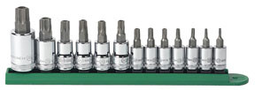 13 Pc. Tamperproof Torx Bit Socket Set 80725