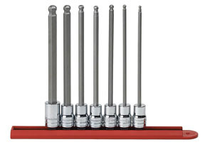 3/8" Dr. SAE Long Ball Hex Bit Socket Set, 7 pc 80574