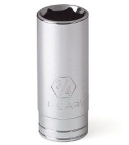 3/8" Dr 6Pt, Standard Deep SAE Socket, 1/4" 80363