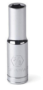 3/8" Dr 6Pt, Standard Deep SAE Socket, 3/8" 80365