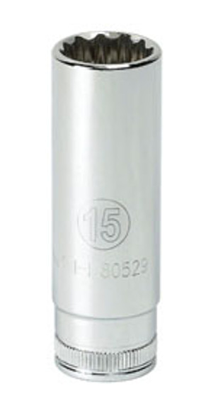 3/8" Dr. 6 Pt. Deep Metric Socket 12mm 80394D