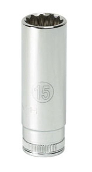 1/4" Dr 6 Pt. Deep Metric Socket, 6 mm 80141