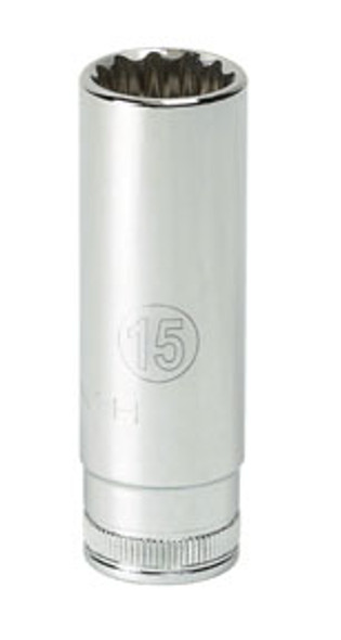 1/4" Dr 6 Pt. Deep Metric Socket, 7 mm 80142