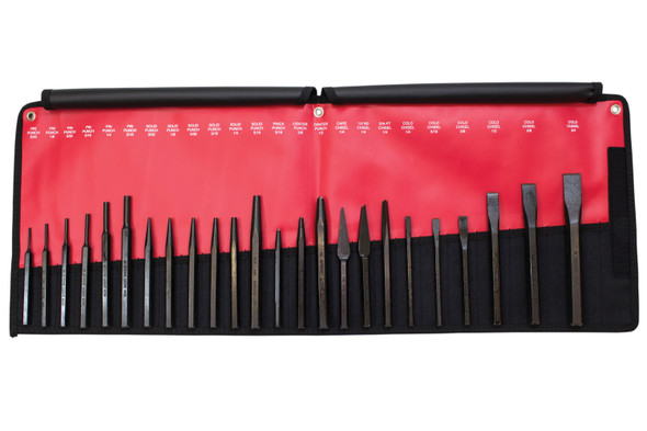 24 Pc. Punch and Chisel Set 61050