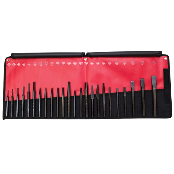 24 Pc. Punch and Chisel Set 61050