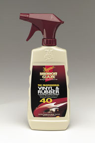 Mirror Glaze Vinyl & Rubber Cleaner & Conditioner, 16 oz. M4016