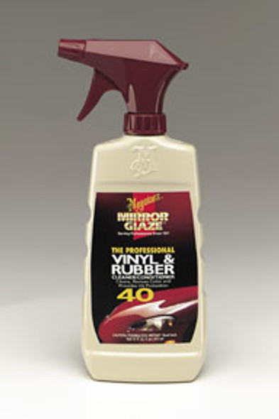 Mirror Glaze Vinyl & Rubber Cleaner & Conditioner, 16 oz. M4016 Mirror Glaze Vinyl & Rubber Cleaner & Conditioner, 16 oz. M4016