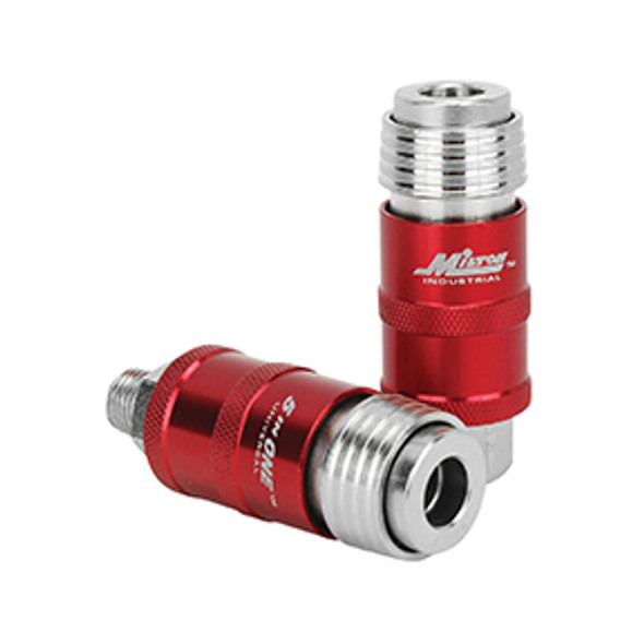 Universal Safety Exhaust Quick-Connect Industrial Coupler, 1/4IN FNPT 1750 Universal Safety Exhaust Quick-Connect Industrial Coupler, 1/4IN FNPT 1750