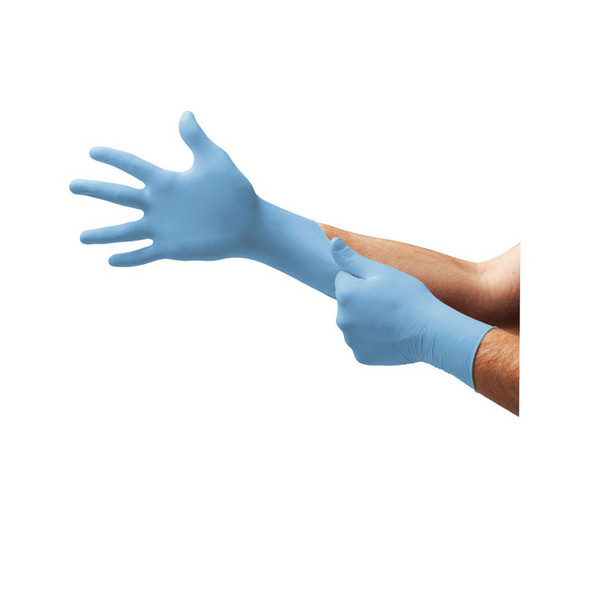 Xceed Powder-Free Nitrile Examination Gloves, Blue, Small XC310S