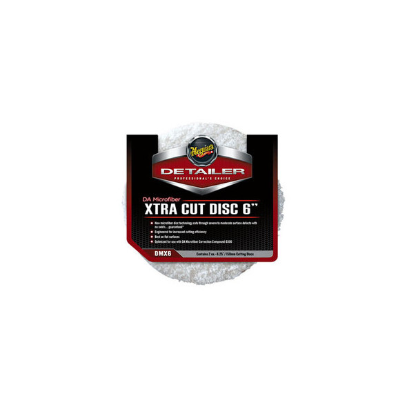 DA Microfiber Xtra Cut Disc, 6" DMX6