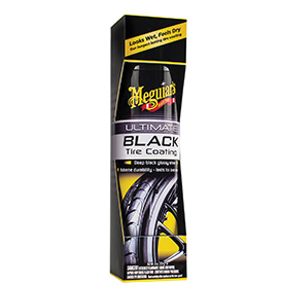 Meguiar's Ultimate Black Tire Coating, G16008, 8 oz., Aerosol G16008