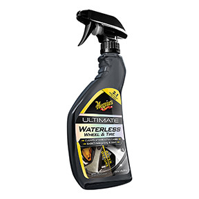Meguiar's Ultimate Waterless Wheel & Tire – Wheel Cleaner & Tire Dressing in One - G190424, 24 oz G190424
