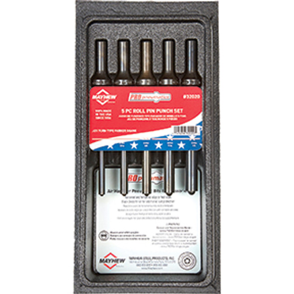 5 Pc. Pneumatic Pilot Punch Set 32020 5 Pc. Pneumatic Pilot Punch Set 32020