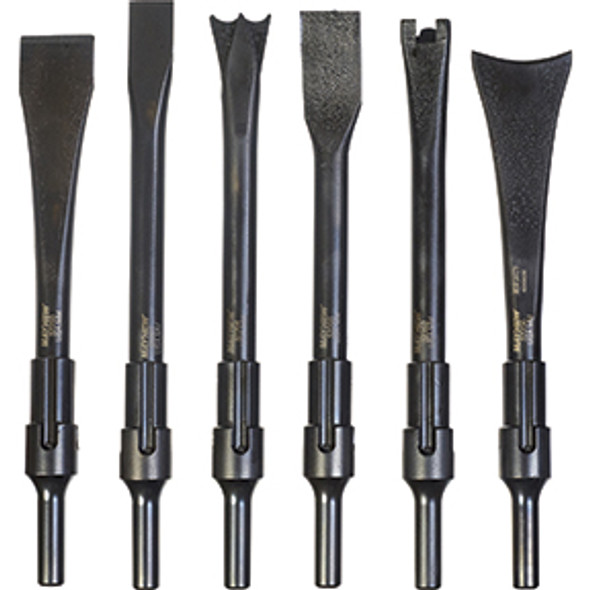6 PC. Non-Turning Pneumatic Bit Set 32200
