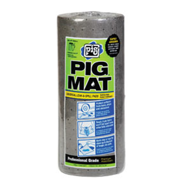 PIG Universal Light-Weight Absorbent Mat Roll, 15” x 50’ 25201