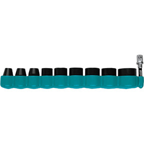 Impact XPS 10 Pc. 3/8" Drive 6?Point SAE Impact Socket Set w/ Standard Socket Adapter E-01672P