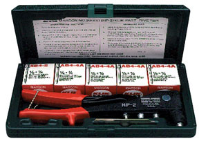 200-Kit HP-2 Hand Riveter with Rivet Assortment 39001