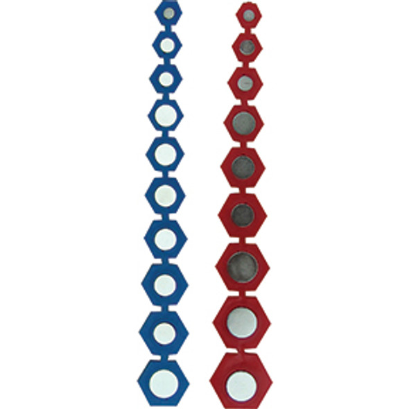 19 Pc. Magnetic Socket inserts (Standard & Metric) 522