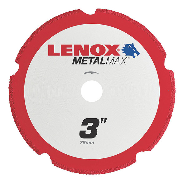 METALMAX Diamond Edge Cutoff Wheel,DG 3" x 3/8" 1972918