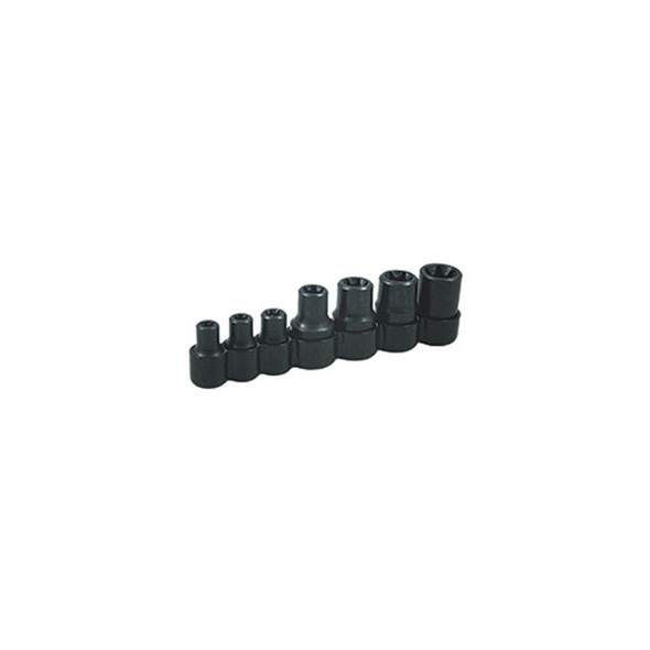 8 pc. 1/4”, 3/8” and 1/2” Dr. Female Torx Socket Set 26750