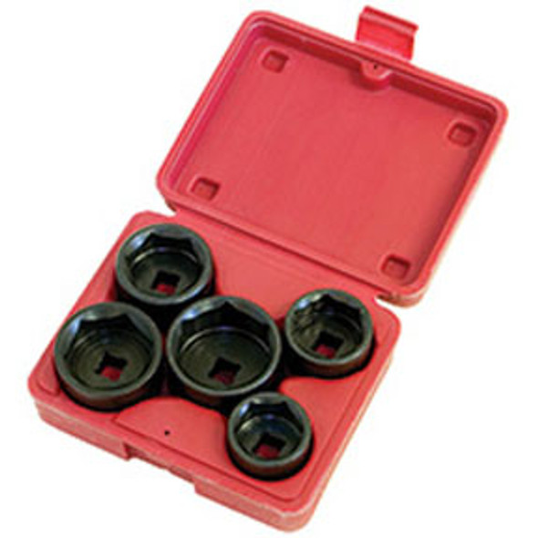 5 pc. Low Profile Filter Socket Set 13300