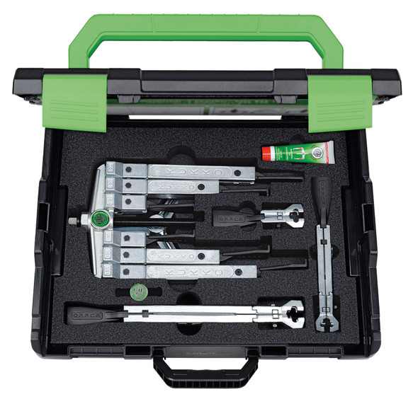 Universal 2 and 3 arm puller set with narrow quick adjusting hooks (8-in-1 Set) K-2030-10S