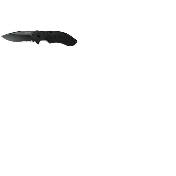 CLASH, Black Serrated Knife 1605CKTST