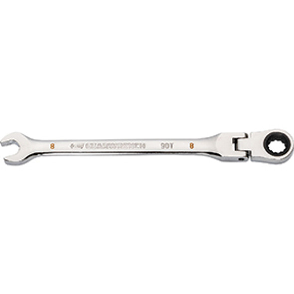 8mm 90-Tooth 12 Pt Flex Head Ratcheting Comb WR 86708