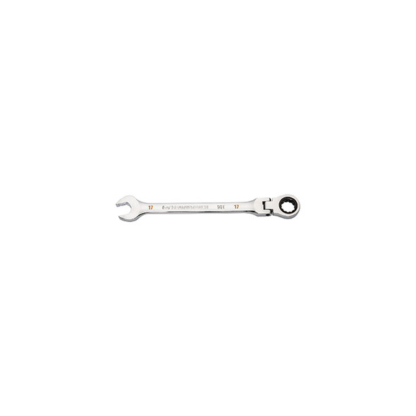 17mm 90-Tooth 12 Pt Flex Head Ratcheting Comb WR 86717
