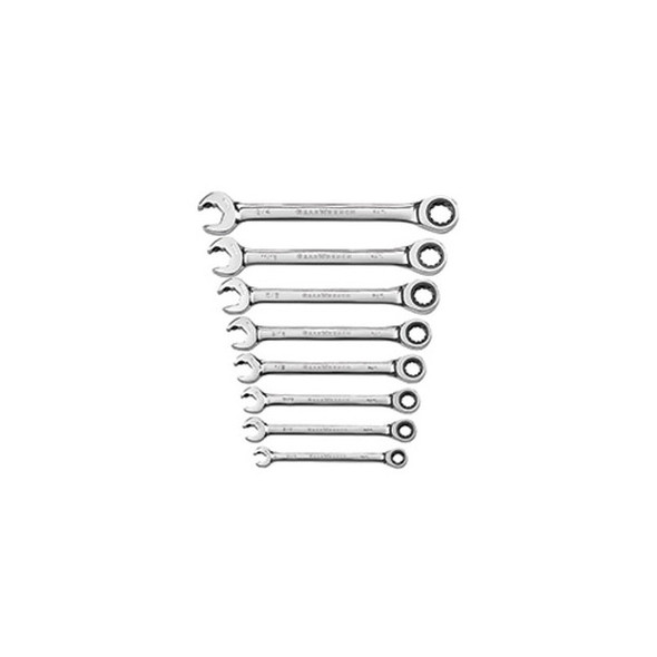 8 pc Ratcheting Open End Combination Wrench Set 85599