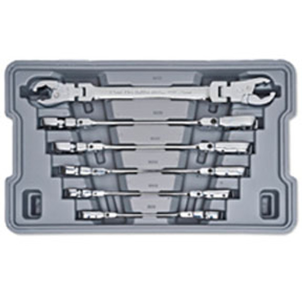 6-Piece Metric Ratcheting Flex Flare Nut Wrench Set 89101D 6-Piece Metric Ratcheting Flex Flare Nut Wrench Set 89101D
