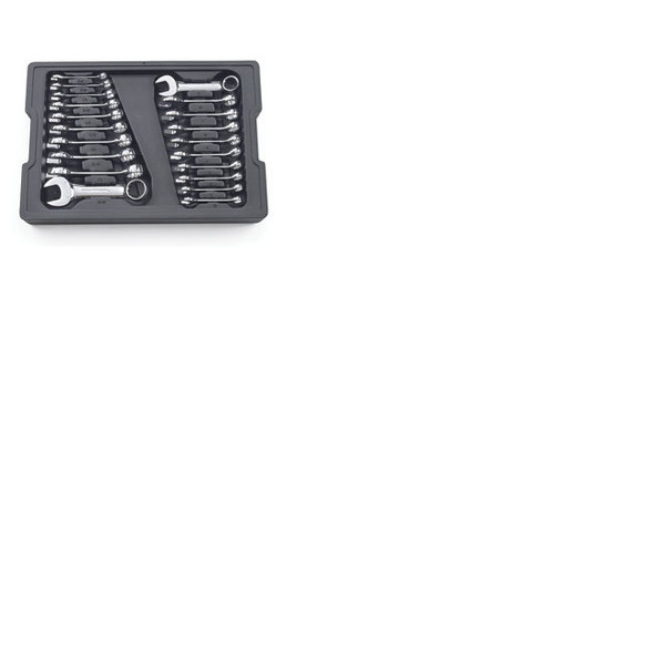 20 Pc. 12 Point Stubby Combination SAE/Metric Wrench Set 81903