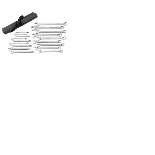 18 Pc. Metric Long Pattern Combination Non-Ratcheting Wrench Set 81920