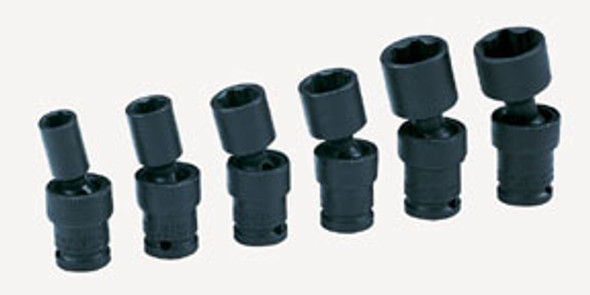 6 Pc. 1/4" Surface Drive Standard Universal Set 9706U