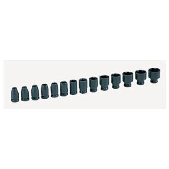 14 Pc. 1/4" Surface Drive Standard Metric Set 9714M