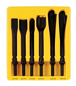 6 Pc. .401 Shank Exhaust Service Chisel Set CS106