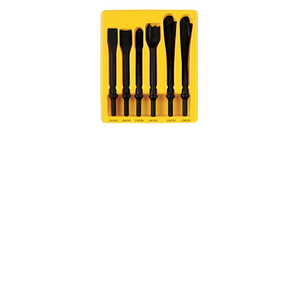 6 Pc. .401 Shank Exhaust Service Chisel Set CS106
