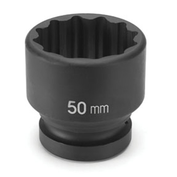 1" Drive x 24mm 12 Point Standard Impact Socket 4124M