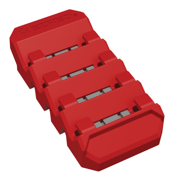 4 pcs Magnetic Flexible Wrench Holder-Red FWR4-R