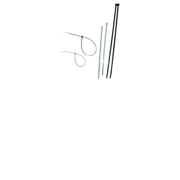 11” Black Uv Stabilized Nylon Cable Ties, 100 pc. 20411